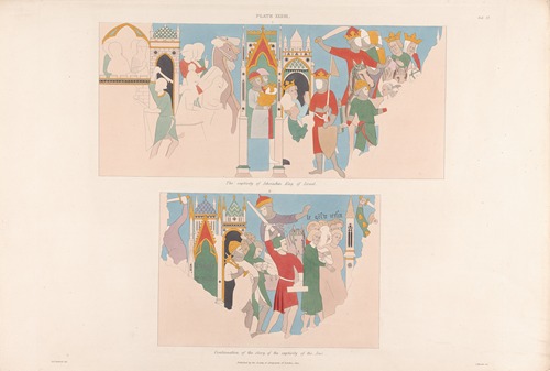 Vol. 6, Plate XXXIII: The Captivity of Jehoiachin King of Israel. Continuation of the Story, of the Captivity of the Jews