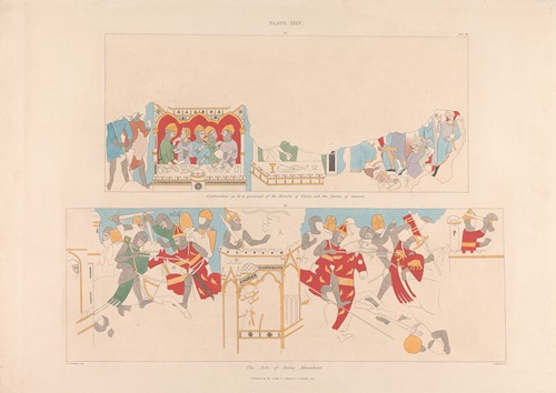 Vol. 6, Plate XXXV: Continuation as it is Presumed of the Miracles of Elisha, and the Famine of Samaria. The Acts of Judas Maccabeus.