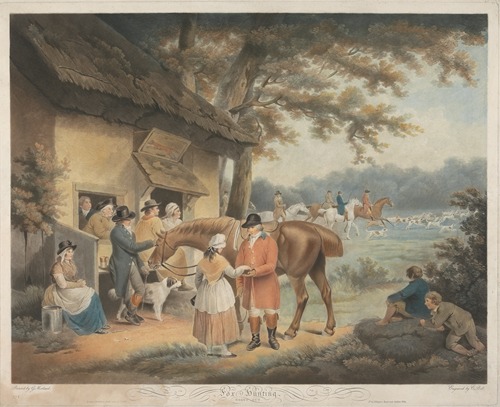 Fox Hunting. 1. Going Out (After George Morland)