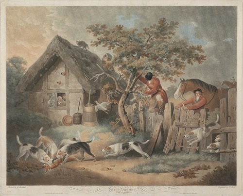 Fox Hunting. 4. The Death (After George Morland)