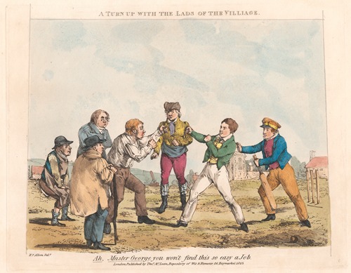 Scenes in the Life of Master George – A turn-up with the lads of the village