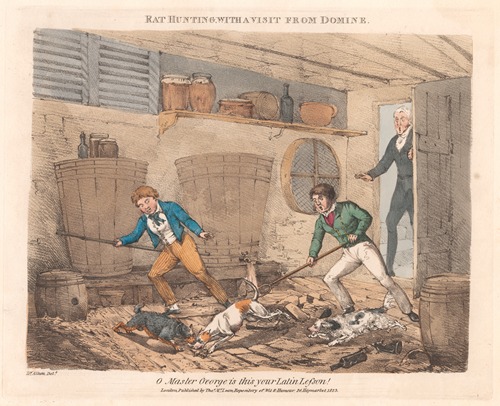 Scenes in the Life of Master George – Rat hunting with a visit from Domine