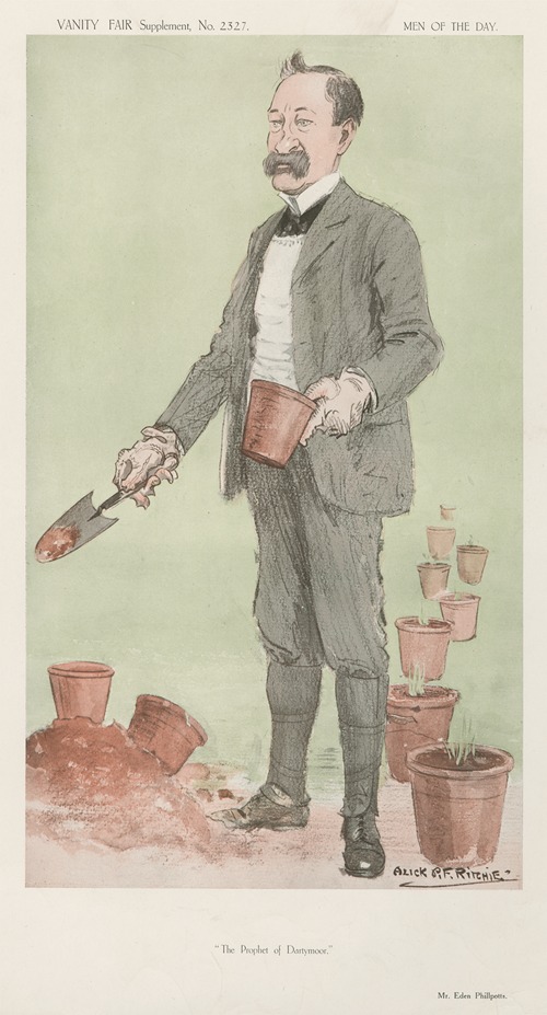 Vanity Fair – Doctors and Scientists. ‘The Prophet of Dartymoor’. Mr. Eden Phillnotts.