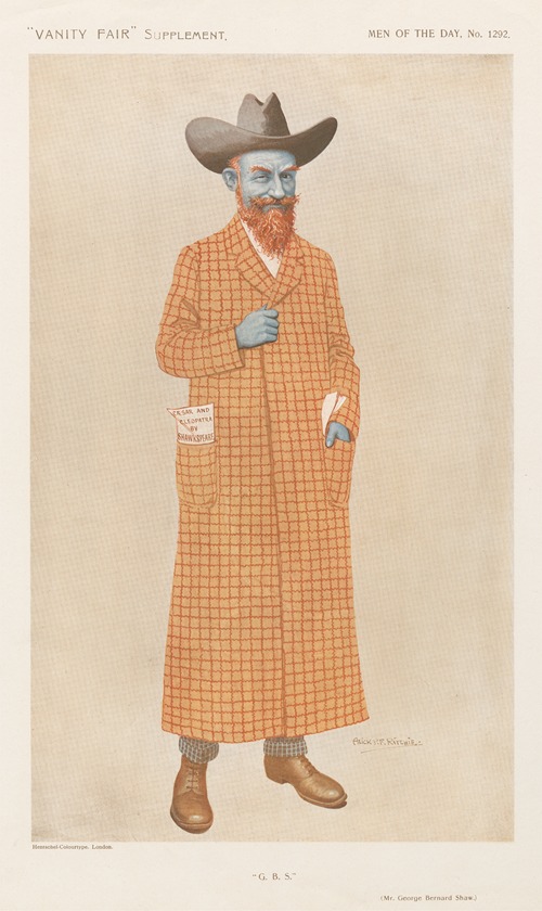 Vanity Fair; Literary; ‘G.B.S.’, Mr. George Bernard Shaw
