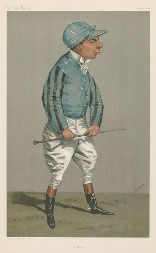 Vanity Fair; Jockeys; Otto Madden, July 25, 1900