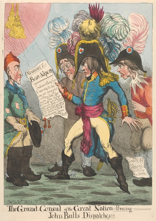 The Grand-Consul of the Great Nation Perusing – John Bulls Dispatches!!!