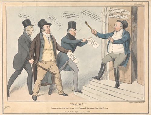 War !!! Commencement of Hostilities –Combined movement of the Allied Powers.
