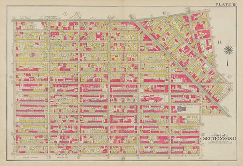 Bounded by Flushing Avenue, Bremen Street, Bushwick Avenue, Willoughby Avenue, Broadway, Hart Street, Stuyvesant Avenue, Lafayette Avenue and Nostrand Avenue