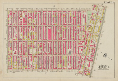 Bounded by Stuyvesant Avenue, Fulton Street, Utica Avenue, Atlantic Avenue, Brooklyn Avenue, Fulton Street, Tompkins Avenue and Lafayette Avenue
