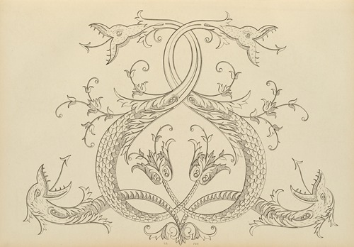 Album de chiffres & monogrammes couronnes de noblesse, françaises et etrangères Pl.067