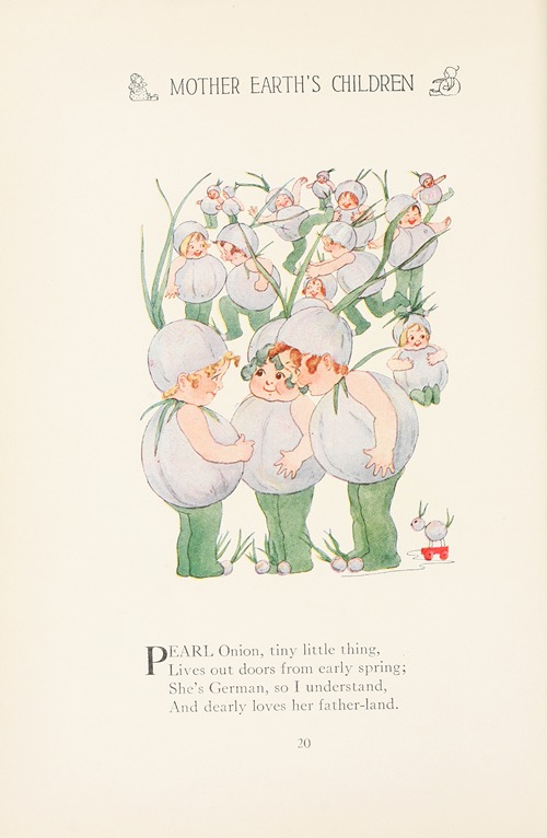 Mother Earth’s children; the frolics of the fruits and vegetables Pl.12