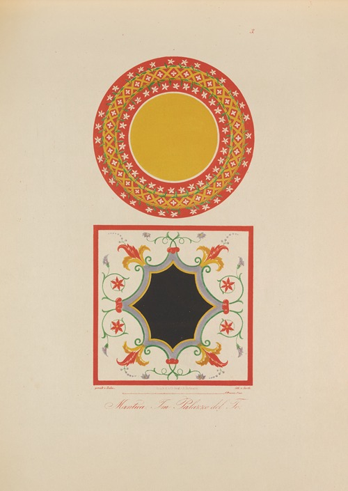 Ornamente aller klassischen Kunst-Epochen nach den Originalien in ihren eigenthümlichen Farben Pl.003
