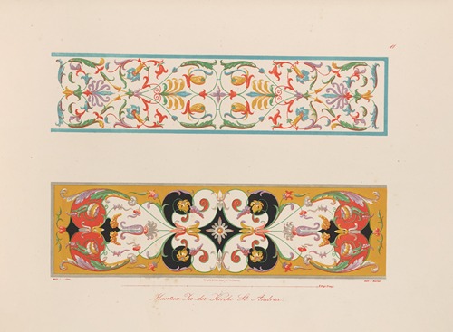 Ornamente aller klassischen Kunst-Epochen nach den Originalien in ihren eigenthümlichen Farben Pl.011