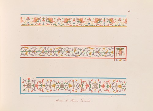 Ornamente aller klassischen Kunst-Epochen nach den Originalien in ihren eigenthümlichen Farben Pl.013