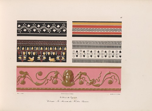 Ornamente aller klassischen Kunst-Epochen nach den Originalien in ihren eigenthümlichen Farben Pl.018