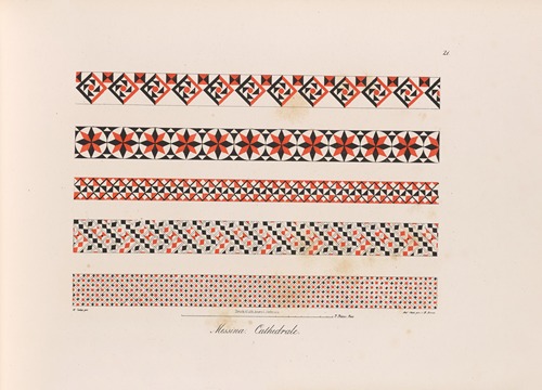 Ornamente aller klassischen Kunst-Epochen nach den Originalien in ihren eigenthümlichen Farben Pl.021