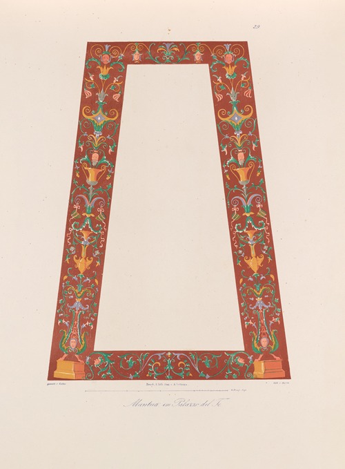 Ornamente aller klassischen Kunst-Epochen nach den Originalien in ihren eigenthümlichen Farben Pl.029
