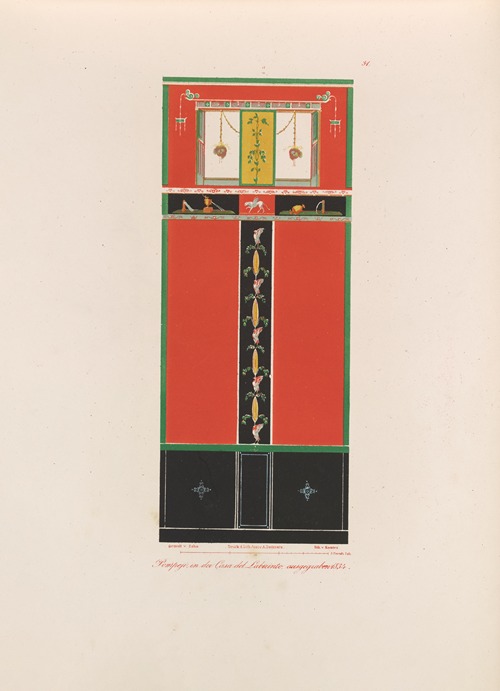 Ornamente aller klassischen Kunst-Epochen nach den Originalien in ihren eigenthümlichen Farben Pl.031