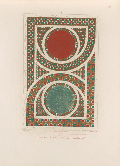 Ornamente aller klassischen Kunst-Epochen nach den Originalien in ihren eigenthümlichen Farben Pl.032