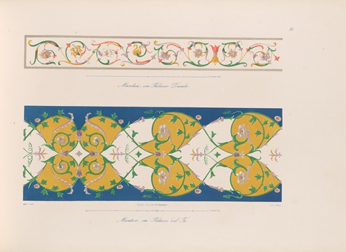 Ornamente aller klassischen Kunst-Epochen nach den Originalien in ihren eigenthümlichen Farben Pl.035