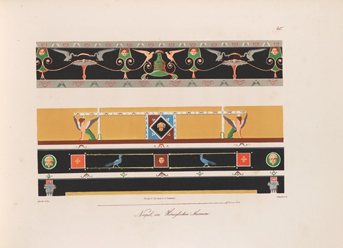 Ornamente aller klassischen Kunst-Epochen nach den Originalien in ihren eigenthümlichen Farben Pl.040