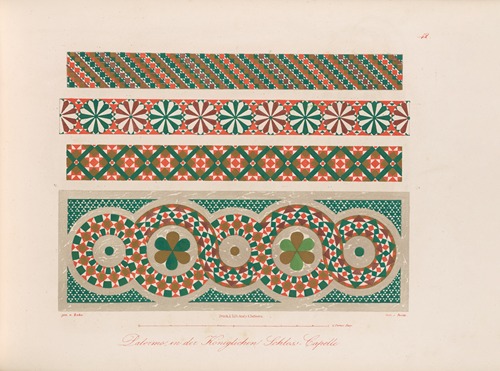 Ornamente aller klassischen Kunst-Epochen nach den Originalien in ihren eigenthümlichen Farben Pl.042