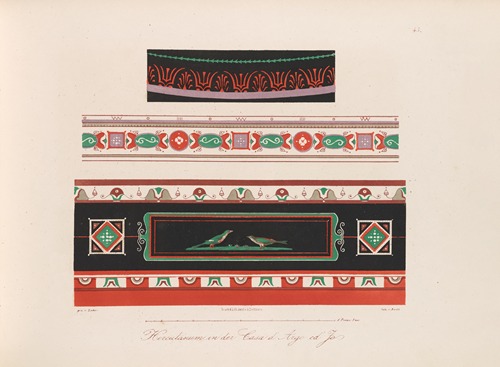 Ornamente aller klassischen Kunst-Epochen nach den Originalien in ihren eigenthümlichen Farben Pl.043