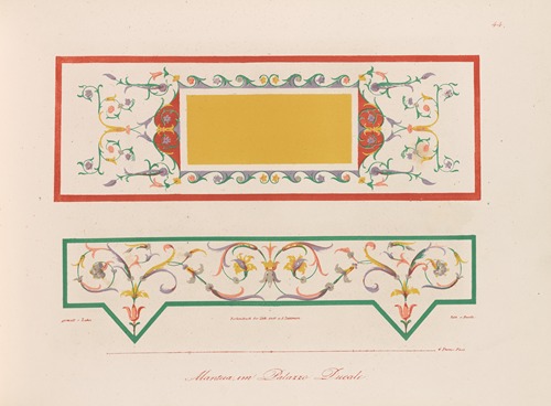 Ornamente aller klassischen Kunst-Epochen nach den Originalien in ihren eigenthümlichen Farben Pl.044