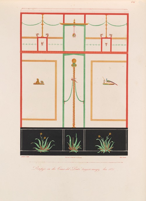 Ornamente aller klassischen Kunst-Epochen nach den Originalien in ihren eigenthümlichen Farben Pl.046