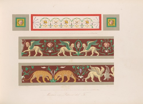 Ornamente aller klassischen Kunst-Epochen nach den Originalien in ihren eigenthümlichen Farben Pl.050