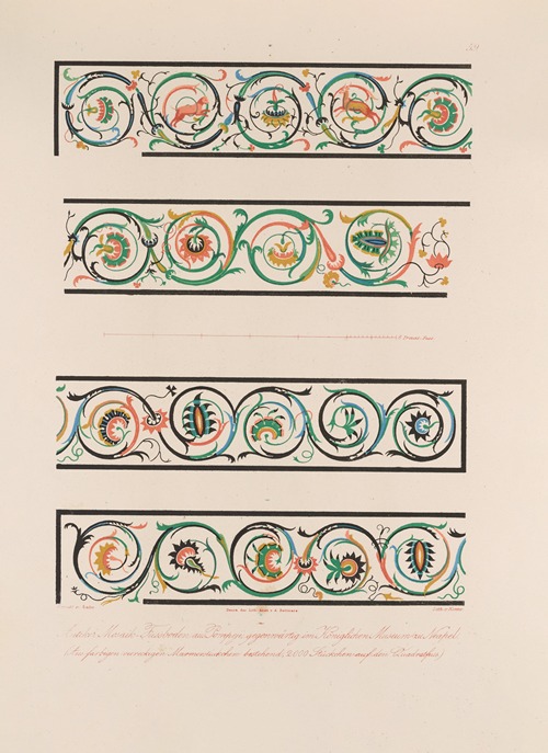 Ornamente aller klassischen Kunst-Epochen nach den Originalien in ihren eigenthümlichen Farben Pl.059