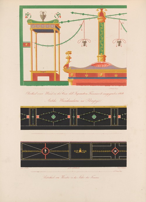 Ornamente aller klassischen Kunst-Epochen nach den Originalien in ihren eigenthümlichen Farben Pl.066