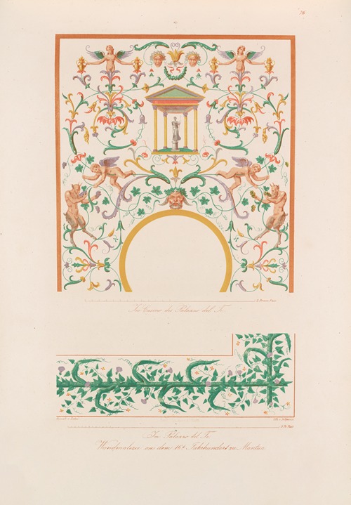 Ornamente aller klassischen Kunst-Epochen nach den Originalien in ihren eigenthümlichen Farben Pl.076