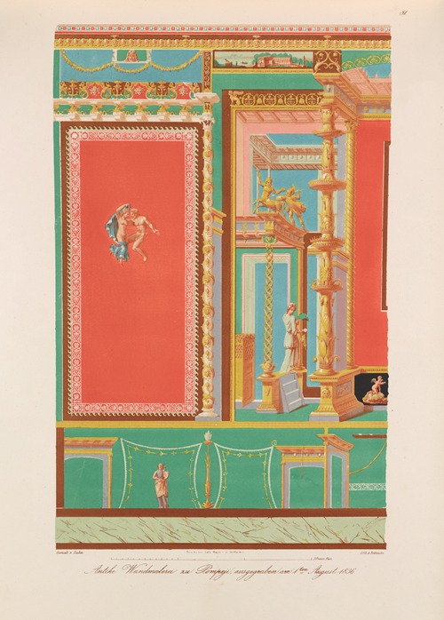Ornamente aller klassischen Kunst-Epochen nach den Originalien in ihren eigenthümlichen Farben Pl.081