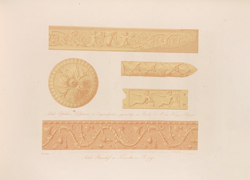 Ornamente aller klassischen Kunst-Epochen nach den Originalien in ihren eigenthümlichen Farben Pl.087
