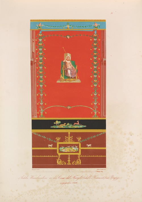 Ornamente aller klassischen Kunst-Epochen nach den Originalien in ihren eigenthümlichen Farben Pl.091