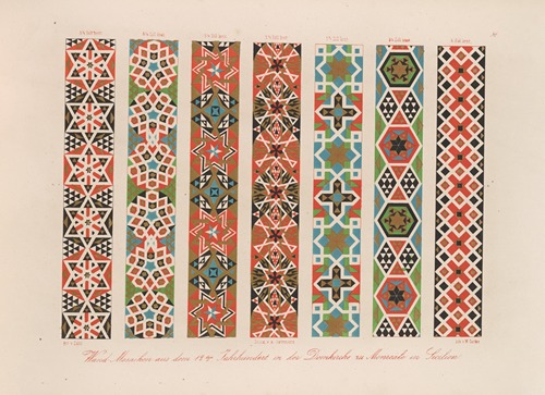 Ornamente aller klassischen Kunst-Epochen nach den Originalien in ihren eigenthümlichen Farben Pl.098