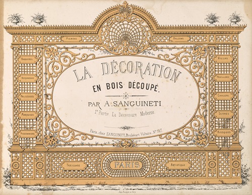 La décoration en bois découpé Pl.01