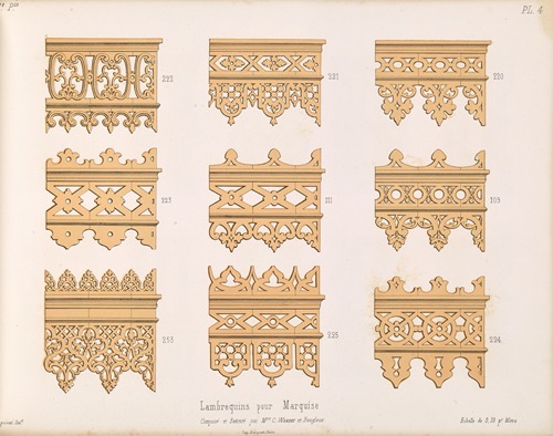 La décoration en bois découpé Pl.05