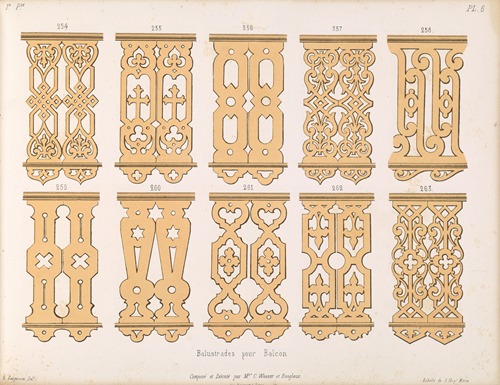 La décoration en bois découpé Pl.07