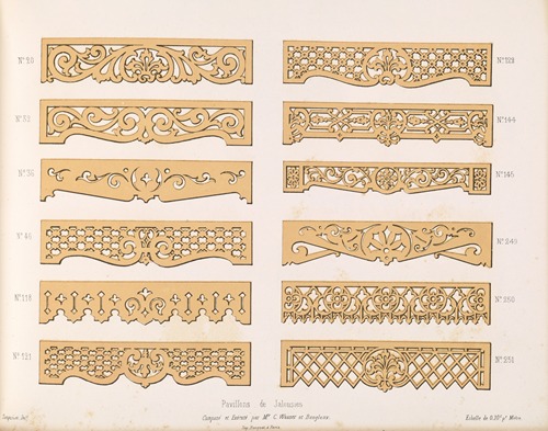 La décoration en bois découpé Pl.13