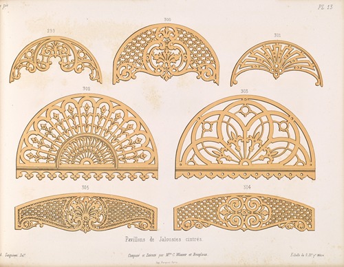 La décoration en bois découpé Pl.14