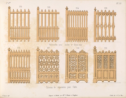 La décoration en bois découpé Pl.21