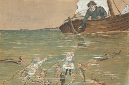 Per och Lisa hos fiskarne Pl.4