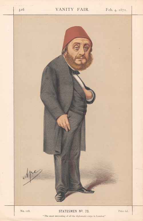 Ambassadors of England; The most interesting of all the Diplomatic Corps in London, Mr. Musurus, 4 February 1871
