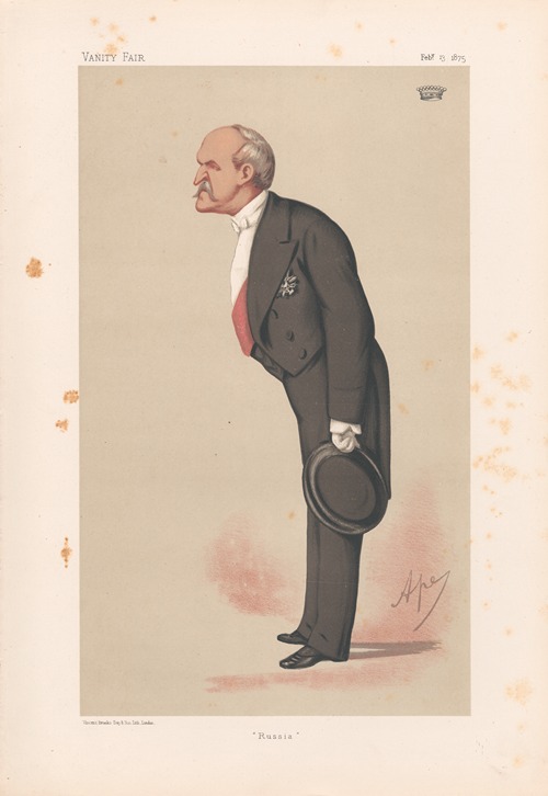 Ambassadors to England. ‘Russia’. Count Schouvaloff. 13 February 1875