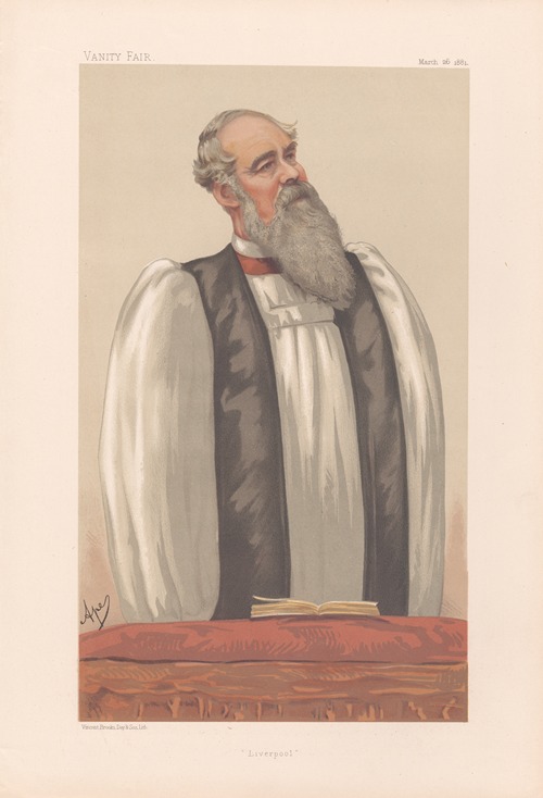 Clergy. ‘Liverpool’. Rev. John Charles Ryle, Bishop of Liverpool. 26 March 1881