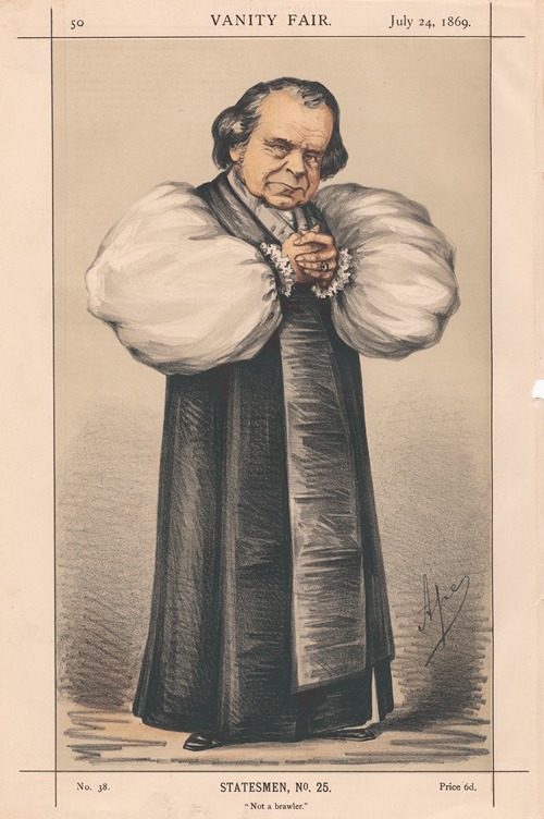 Clergy. ‘Not a brawler.’ Bishop of Oxford. 24 July 1869