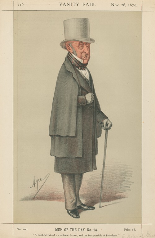 Doctors and Scientists. ‘A Faithful Friend, an eminent Savant and the best possible of Presidents.’ Sir Robert Nurchison. 25 November 1870
