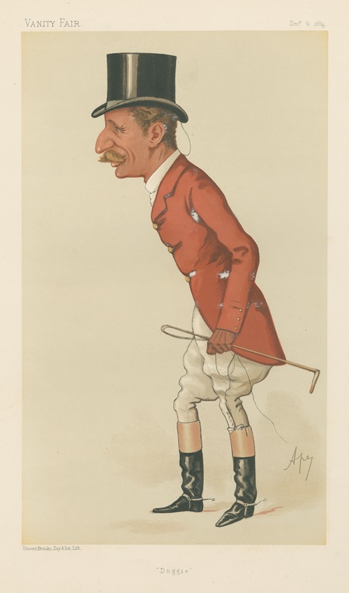 Fox Hunters. ‘Doggie’. Capt. Arthur Smith. 6 December 1884